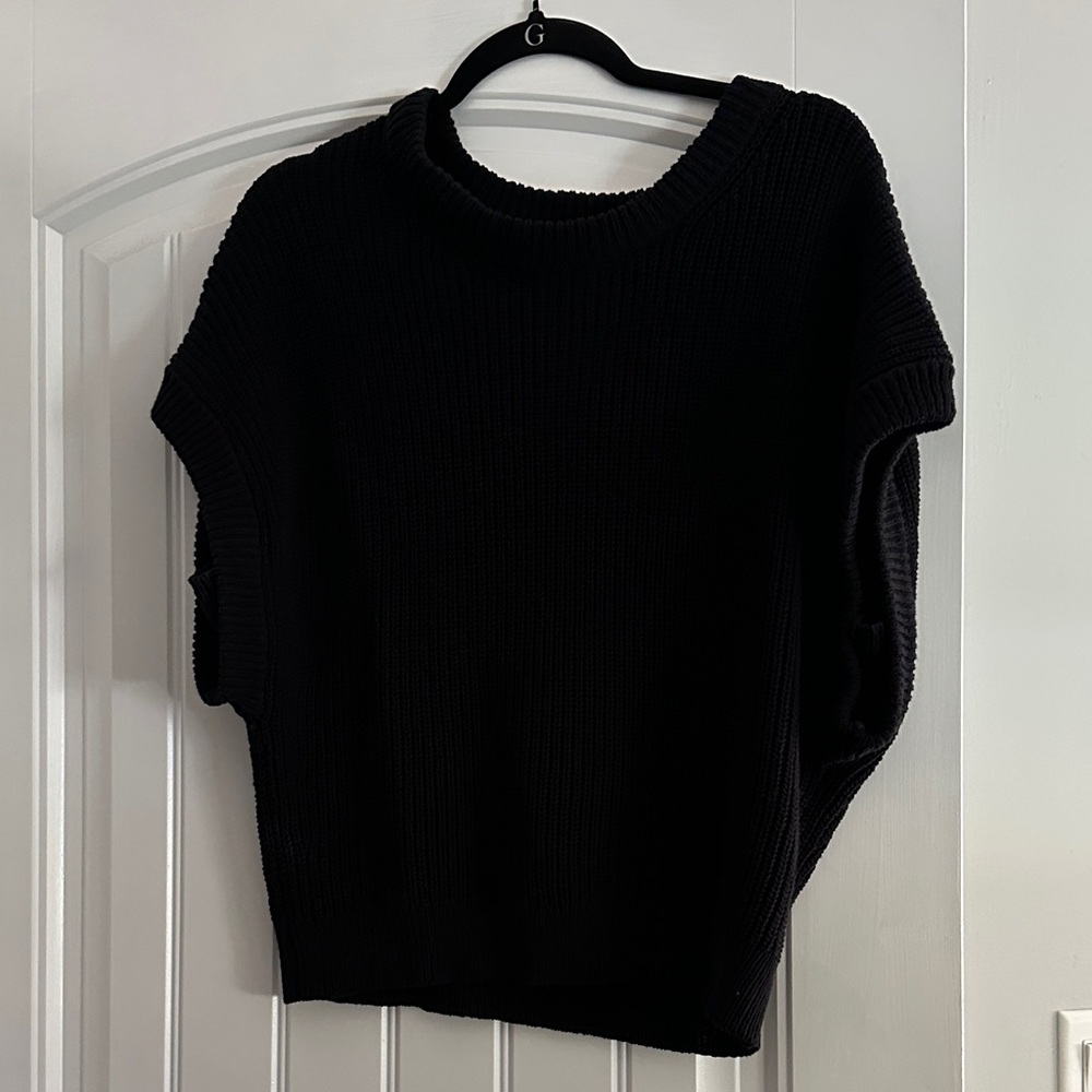 a new day Women's Black Cowl Neck Sweater